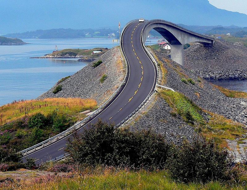 Cool bridge in Norway