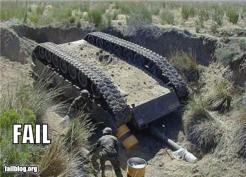 tank fail