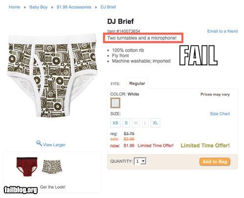 epic fail photos - Underwear Description FAIL