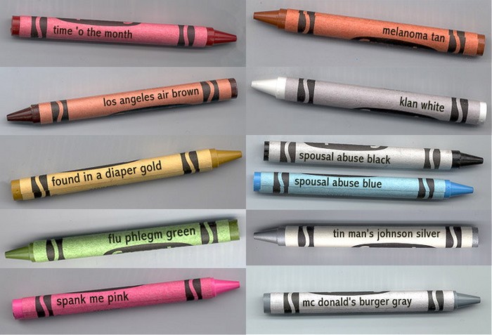 Rejected crayola colors