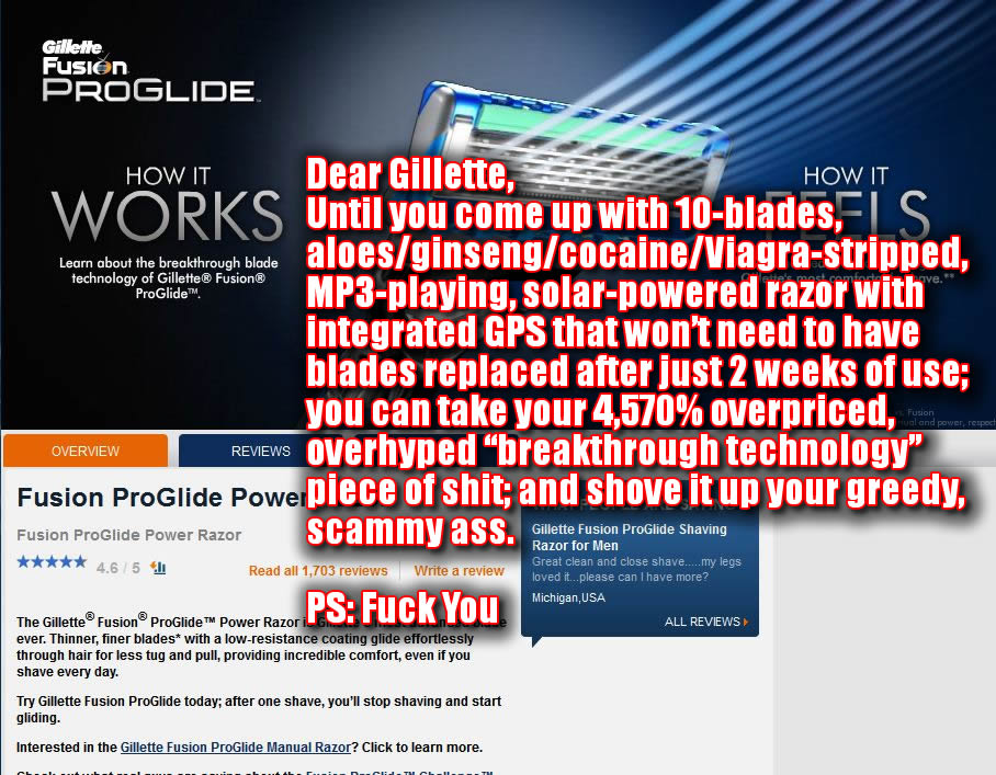 Dear Gillette
