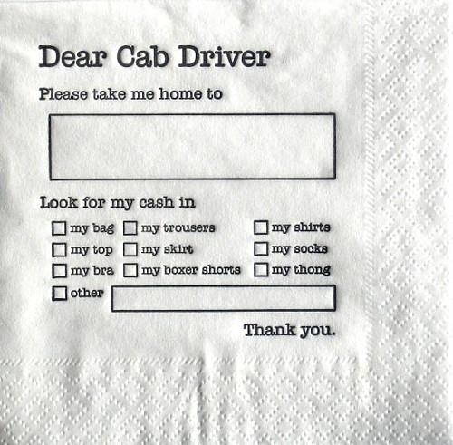 Dear Cab Driver