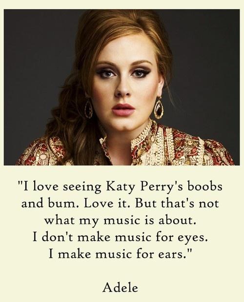 Adele lays down some sense