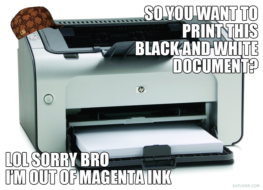 Scumbag printer