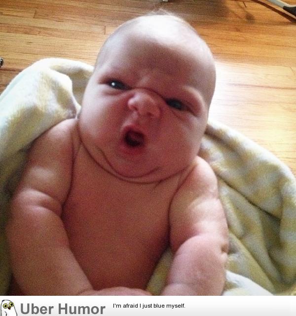 newborn funny