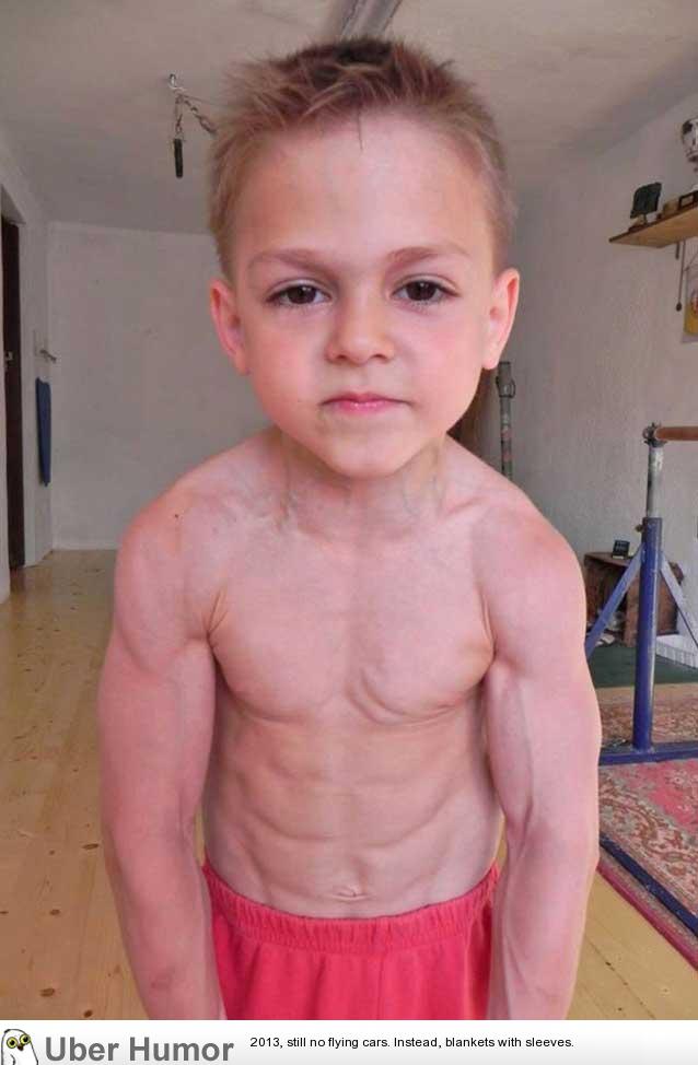 Ever Wondered What A 9 Year Old Bodybuilder Looks Like Funny