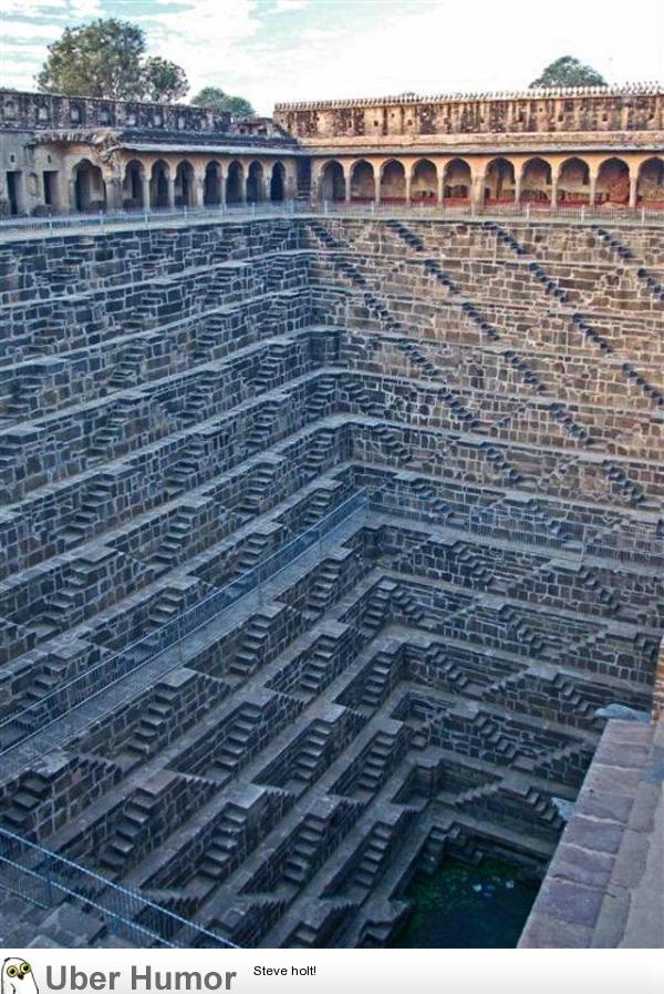 A stepwell in India | Funny Pictures, Quotes, Pics, Photos, Images. Videos  of Really Very Cute animals.