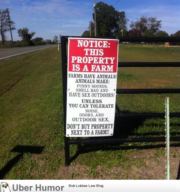 Notice to city folks moving to the country | Funny Pictures, Quotes, Pics,  Photos, Images. Videos of Really Very Cute animals.
