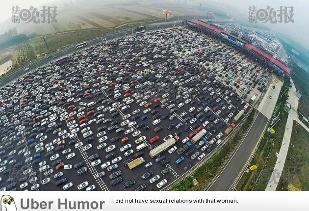 Traffic jam in Beijing China | Funny Pictures, Quotes, Pics, Photos,  Images. Videos of Really Very Cute animals.