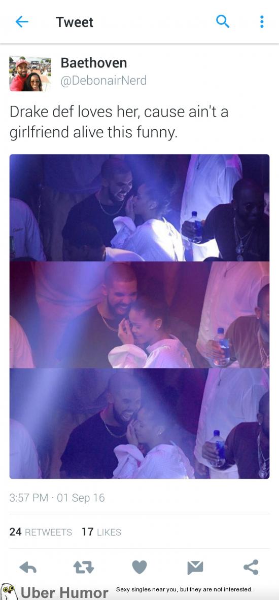 Drake and Rihanna | Funny Pictures, Quotes, Pics, Photos, Images. Videos of  Really Very Cute animals.