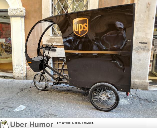 UPS in Italy uses these 'bicycle trucks' to deliver packages to places in  narrow streets of Rome | Funny Pictures, Quotes, Pics, Photos, Images.  Videos of Really Very Cute animals.