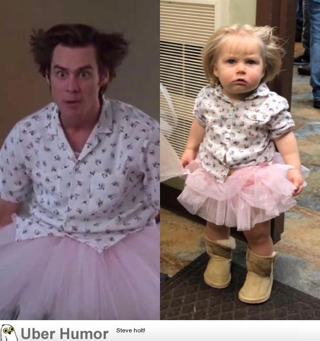 My one year old girl as Mental Hospital Ace Ventura | Funny Pictures, Quotes,  Pics, Photos, Images. Videos of Really Very Cute animals.