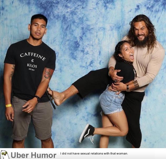 Taking your girlfriend to meet her celebrity crush Jason Momoa | Funny  Pictures, Quotes, Pics, Photos, Images. Videos of Really Very Cute animals.