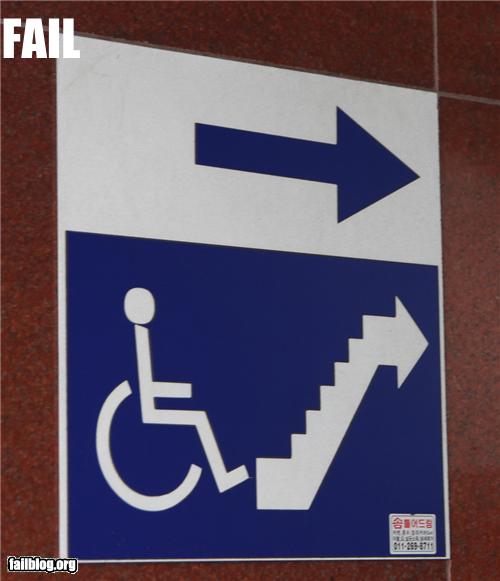 epic fail photos - CLASSIC: Wheelchair Access FAIL