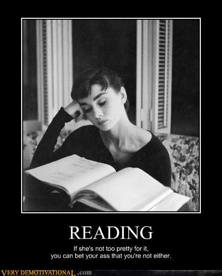 demotivational posters - READING
