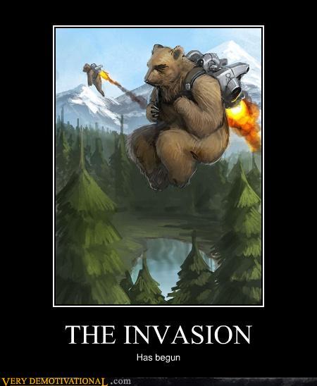 demotivational posters - THE INVASION