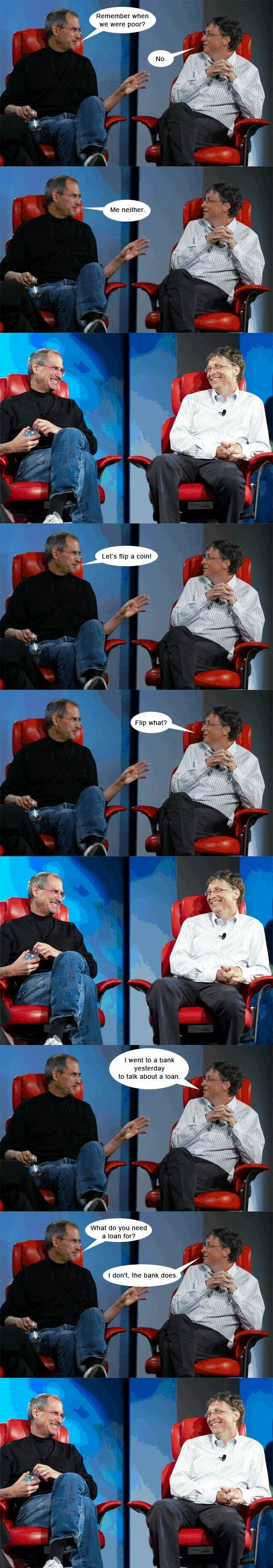 Steve Jobs and Bill Gates finally agree.