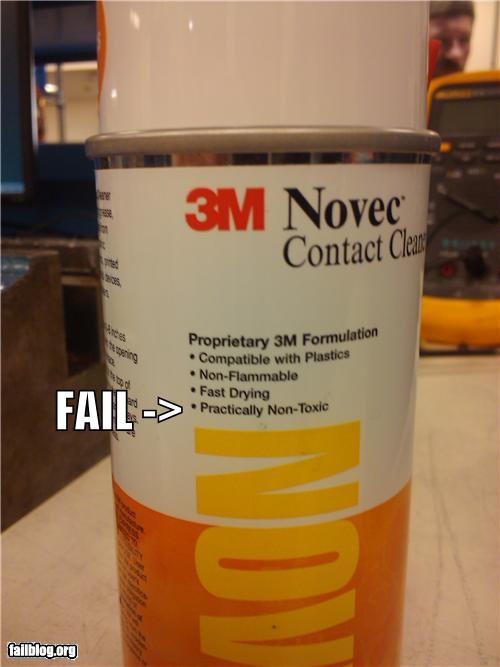 epic fail photos - Reassuring Label FAIL