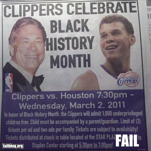 epic fail photos - Black History Month Fail