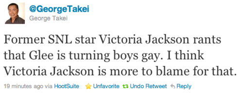 George Takei Responds To Victoria Jackson