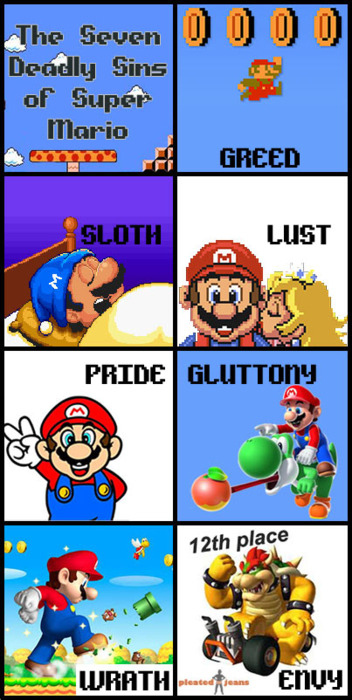 The Seven Deadly Sins Of Super Mario