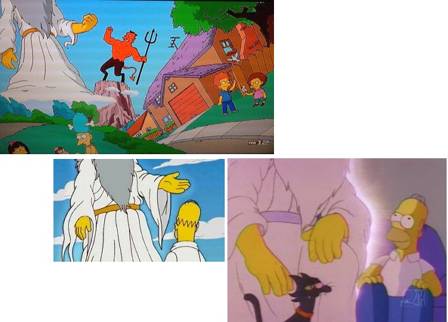 So I just noticed that God is the only Simpsons Character with 5 fingers