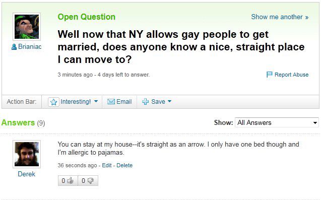 Does anyone know a nice, straight place I can move to? | Funny Pictures ...