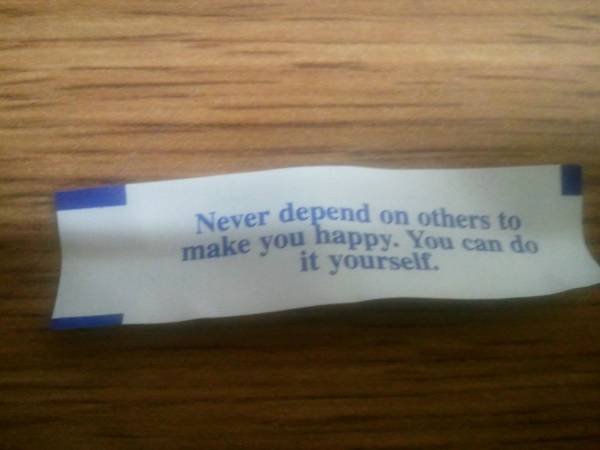 Fortune cookie makes me feel better about masterbation | Funny Pictures ...