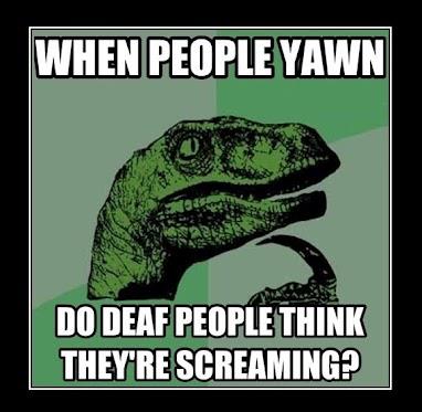 This would make one confusing, horrifying life for deaf people | Funny  Pictures, Quotes, Pics, Photos, Images. Videos of Really Very Cute animals.