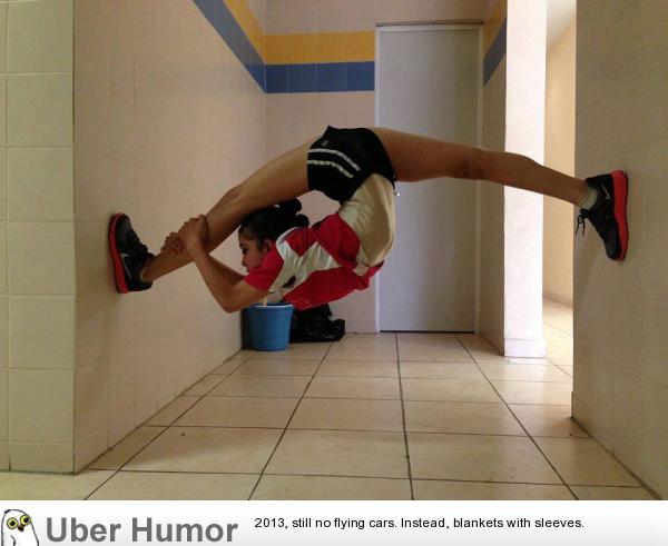 Shes Quite Flexible Funny Pictures Quotes Pics Photos Images 2353