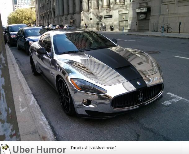 Saw A Chrome Maserati In Montreal The Other Day Funny Pictures