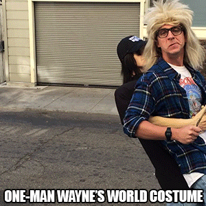 Wayne's World One-Man Halloween Costume