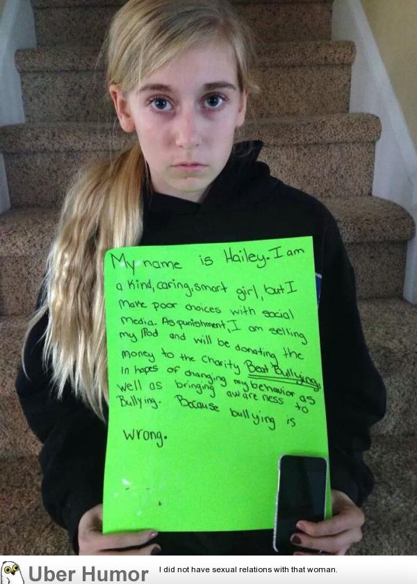 Mom catches daughter cyberbullying Funny Pictures