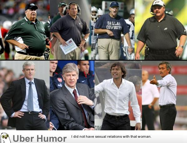 Fashion Nfl Coaches Vs European Soccer Coaches Funny Pictures Quotes Pics Photos Images