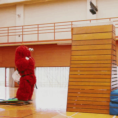 Stunt on a children’s show in Japan
