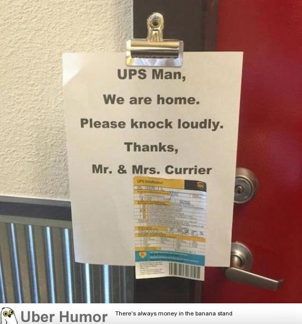 UPS don't give a fuck | Funny Pictures, Quotes, Pics, Photos, Images. Videos  of Really Very Cute animals.