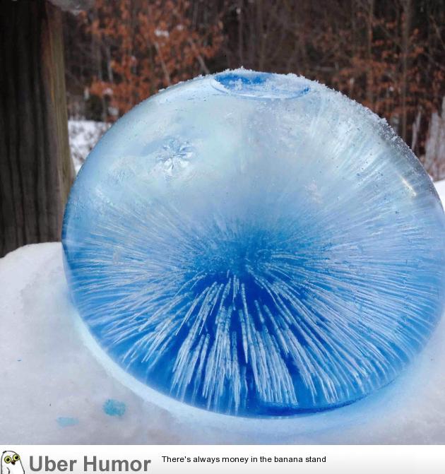 Frozen water balloon and food coloring | Funny Pictures, Quotes, Pics,  Photos, Images. Videos of Really Very Cute animals.