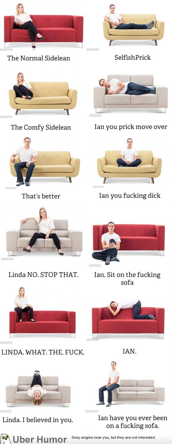 Sofa Sitting Positions Funny Pictures Quotes Pics Photos Images