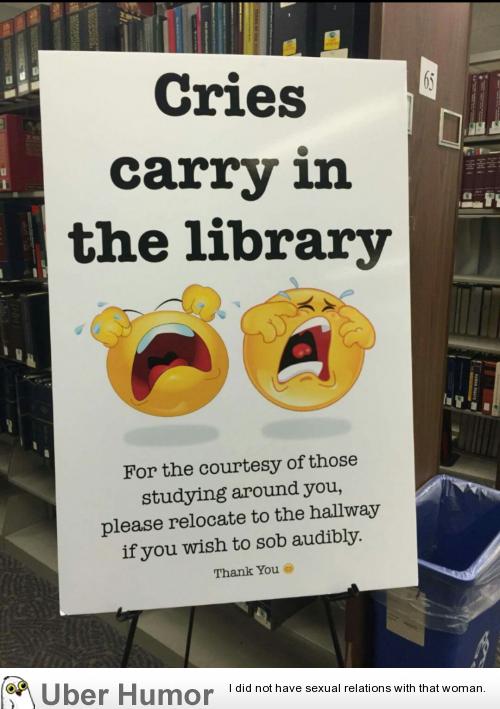 Finals week has just begun, the librarians at my school just put this up |  Funny Pictures, Quotes, Pics, Photos, Images. Videos of Really Very Cute  animals.