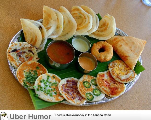 This is what South Indian breakfast looks like | Funny Pictures, Quotes,  Pics, Photos, Images. Videos of Really Very Cute animals.