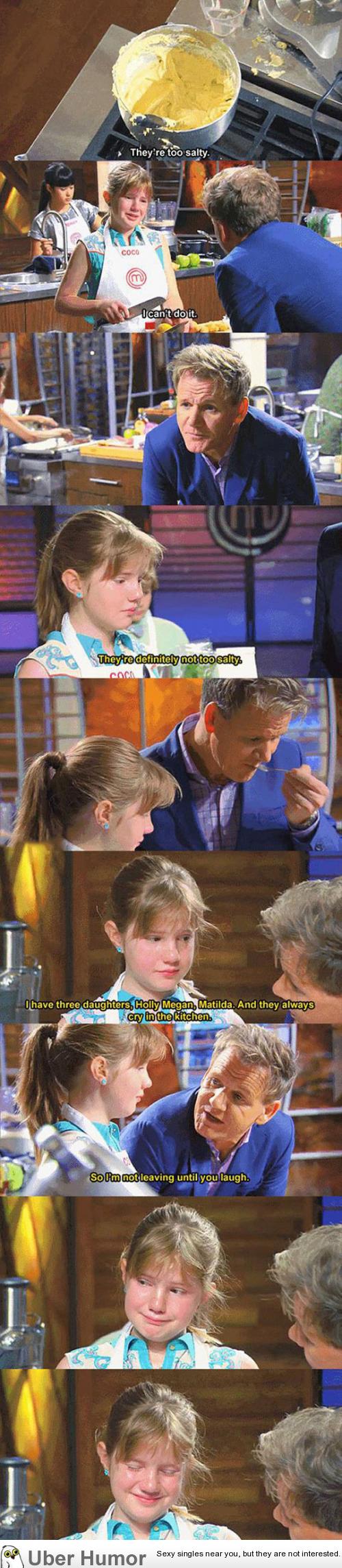 Gordon Ramsay can be wholesome too! | Funny Pictures, Quotes, Pics, Photos,  Images. Videos of Really Very Cute animals.