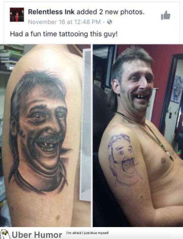 A Fun Tattoo | Funny Pictures, Quotes, Pics, Photos, Images. Videos of  Really Very Cute animals.