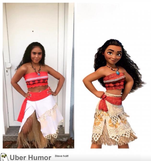 My wife as Moana for the kiddies | Funny Pictures, Quotes, Pics, Photos,  Images. Videos of Really Very Cute animals.