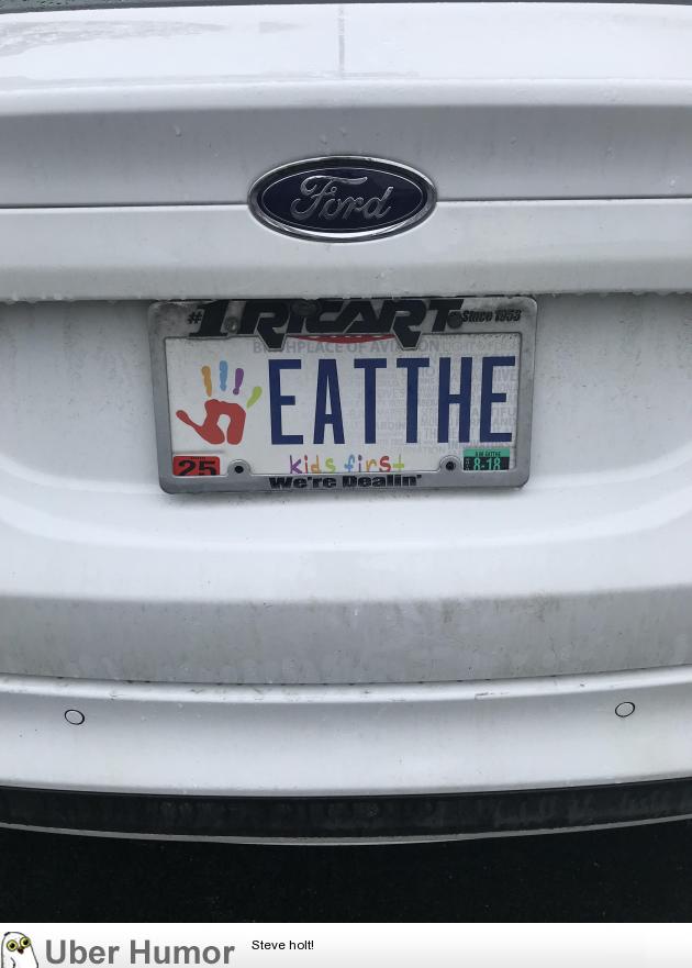 This license plate I found today. | Funny Pictures, Quotes, Pics