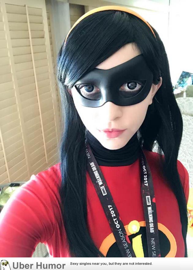 Violet From The Incredibles Cosplay Funny Pictures Quotes Pics.