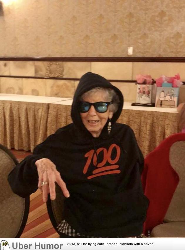 My great grandma on her 100th birthday today | Funny Pictures, Quotes ...