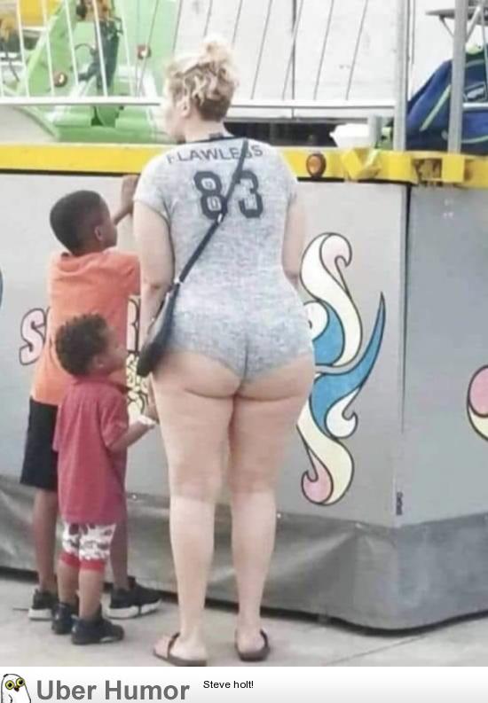 Big fat mature ass