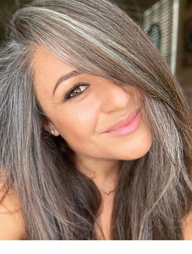 Women are letting their hair go grey, and it looks pretty.. pretty