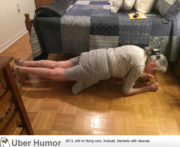 My grandmother turned 100 last Oct., this is her doing the plank for 30  seconds. | Funny Pictures, Quotes, Pics, Photos, Images. Videos of Really  Very Cute animals.