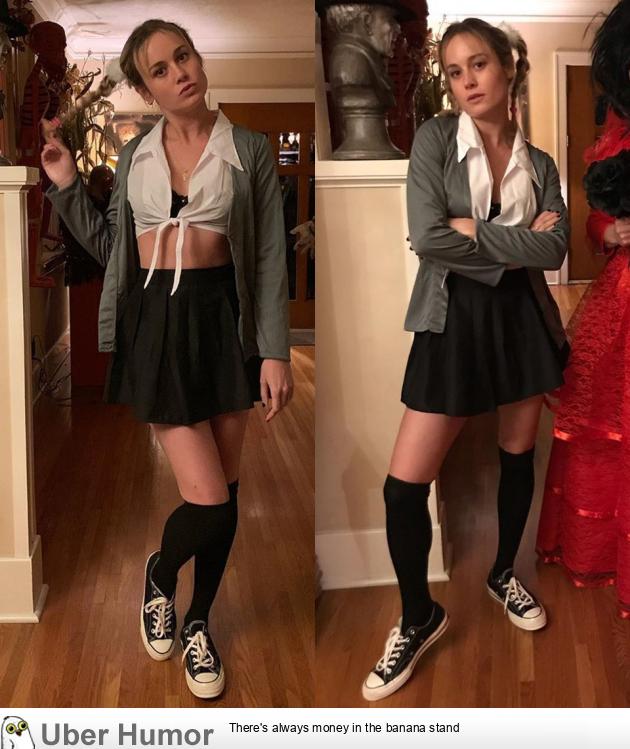 Brie Larson as Britney Spears on Halloween. | Funny Pictures, Quotes, Pics,  Photos, Images. Videos of Really Very Cute animals.